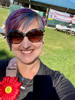 Jocelyn at the Cobourg March - Sept. 2021