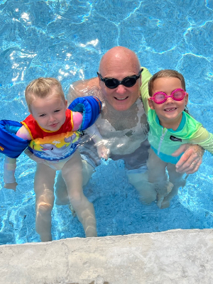 Enjoying life with my grandkids